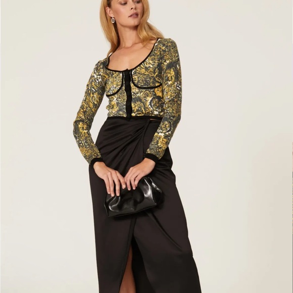NWOT AMUR Ninetta Cheetah Print Cardigan